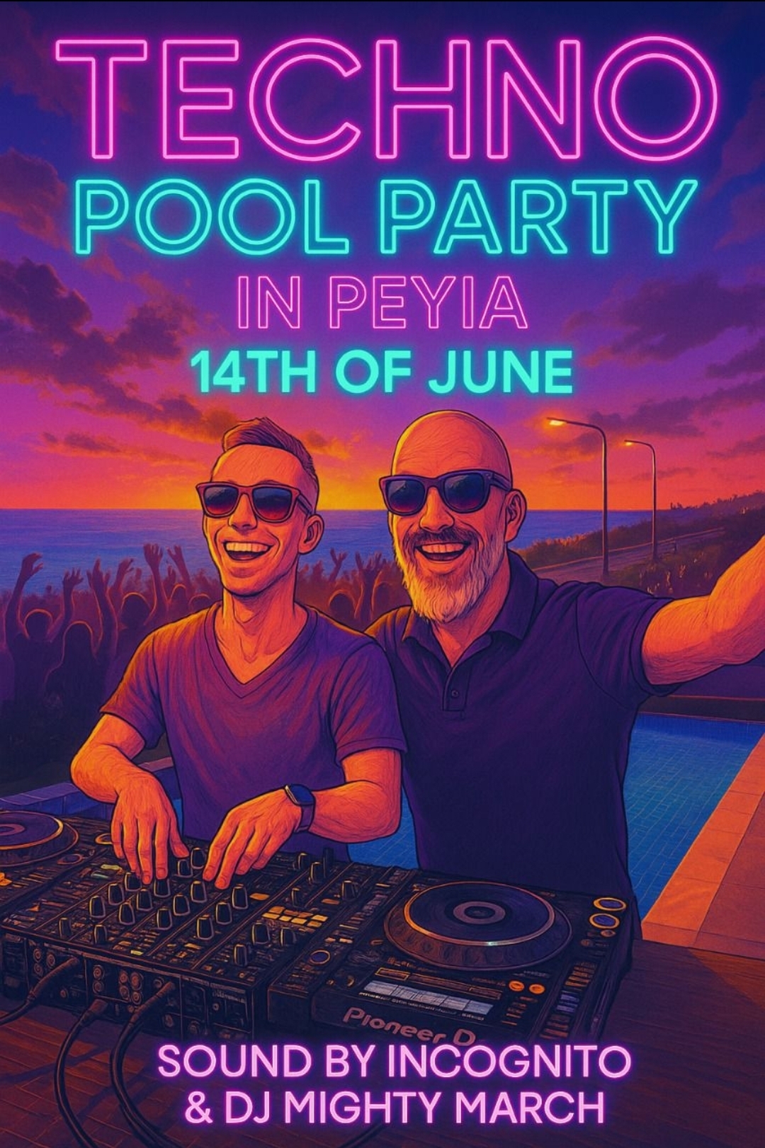 Techno Pool Party