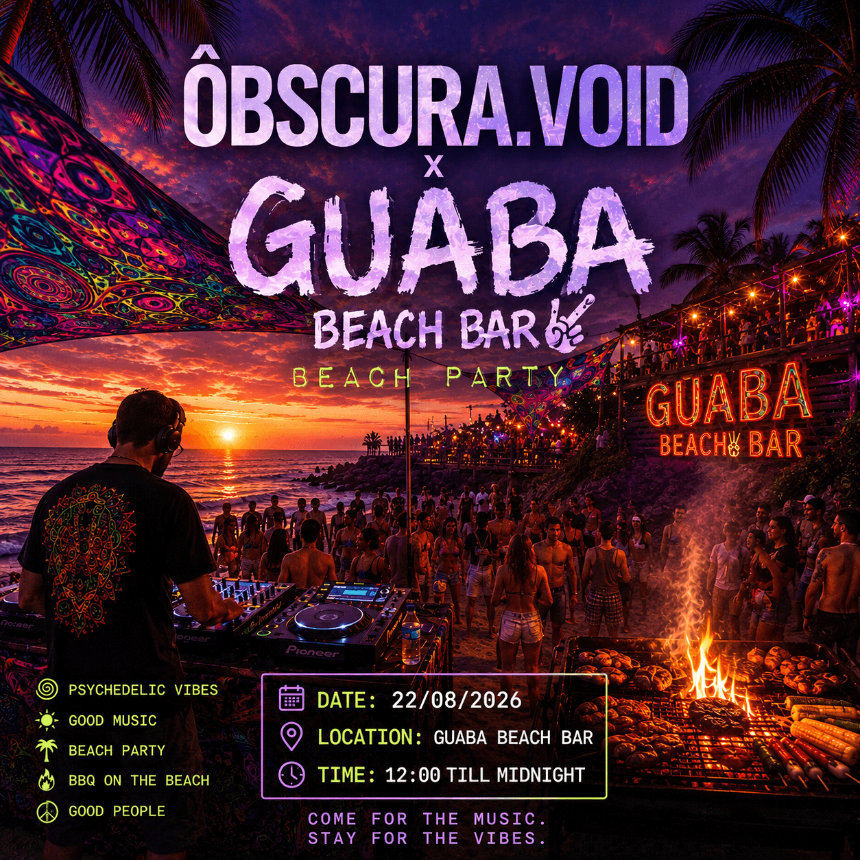 ÔBSCURA.VOID x GUABA BEACH BAR